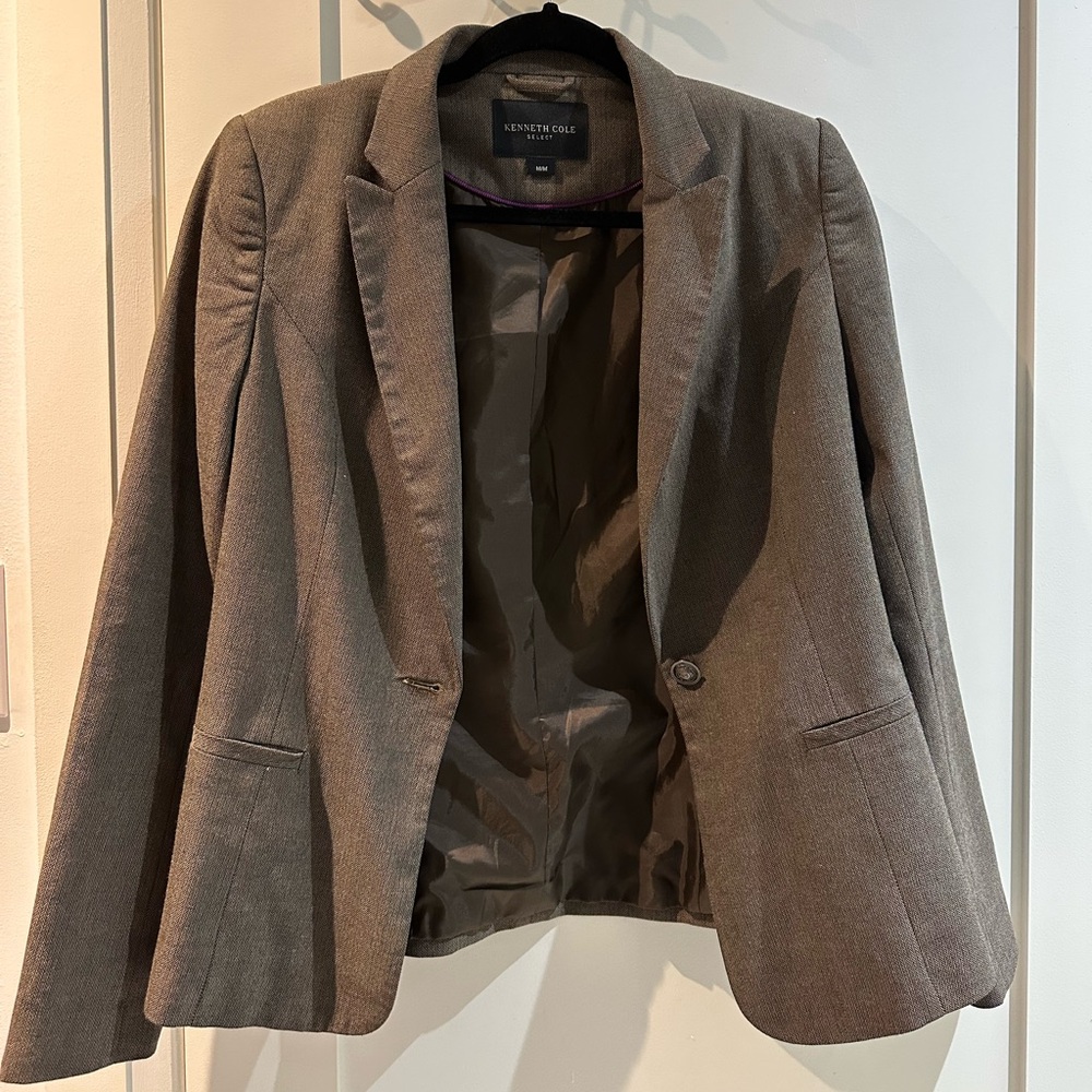 Kenneth Cole New York Brown/Gray Blazer